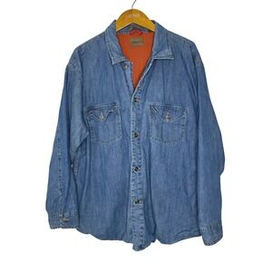 St. John's Bay Denim Shirt/Shacket Mens‎